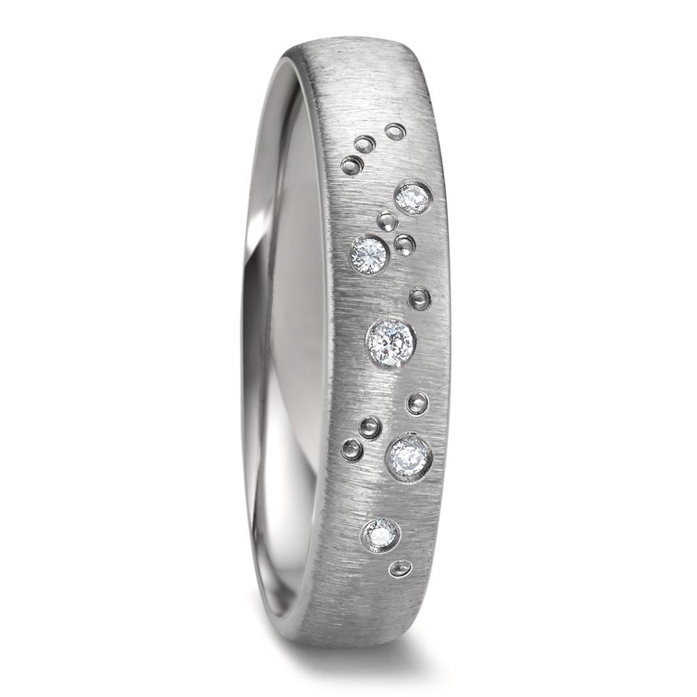 Alliance Zirconium Diamant 0.09 ct, 5 Pierres, w-si-602561