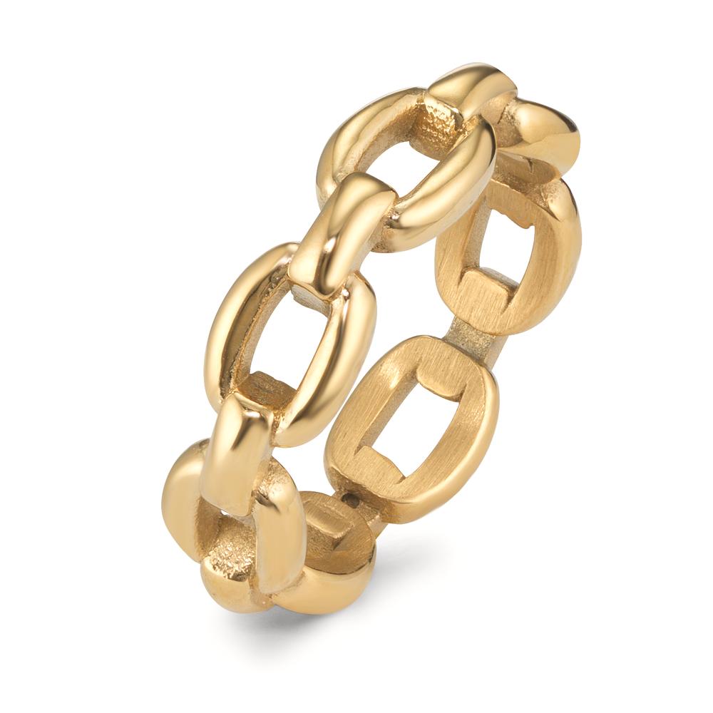 Bague Acier inoxydable jaune PVD-602614