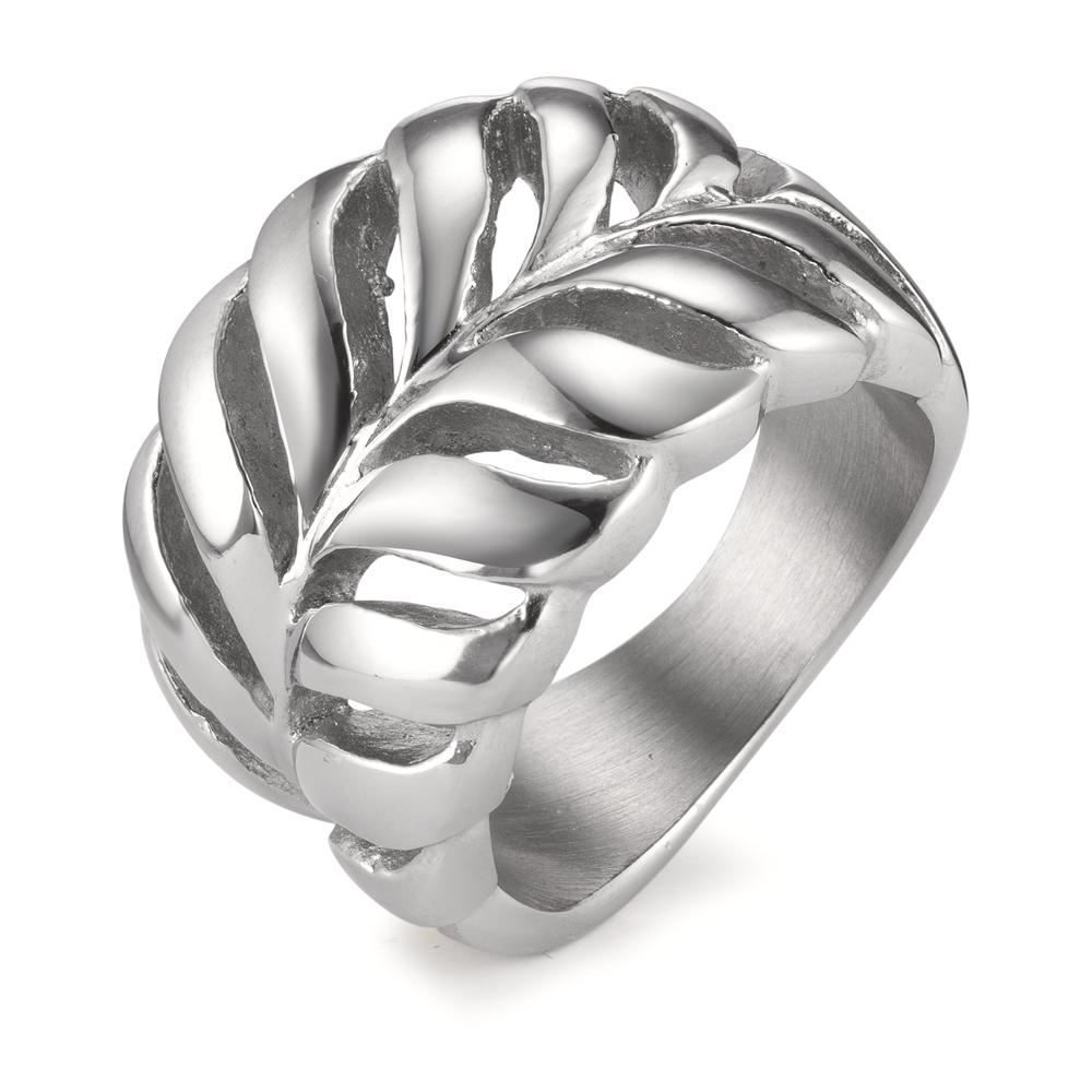 Bague Acier inoxydable Feuille-602617