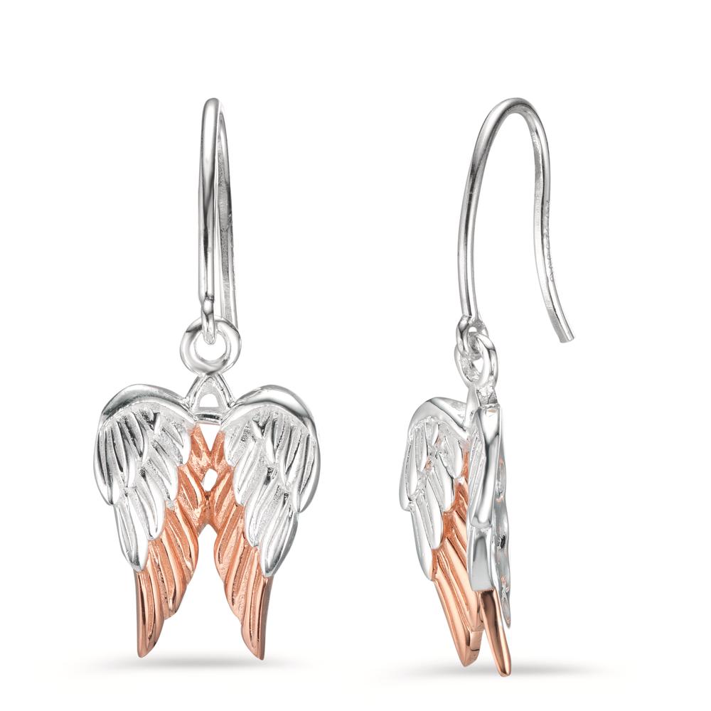 Pendant d'oreilles Argent rosé Bicolore Aile-602720