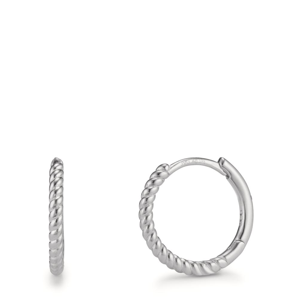 Créoles à charnières Argent Rhodié-602761