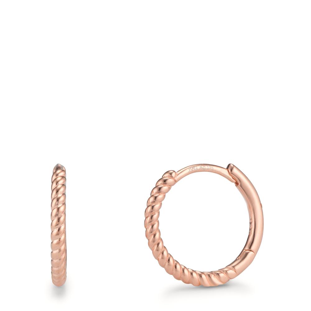 Créoles à charnières Argent rosé Plaqué or-602762