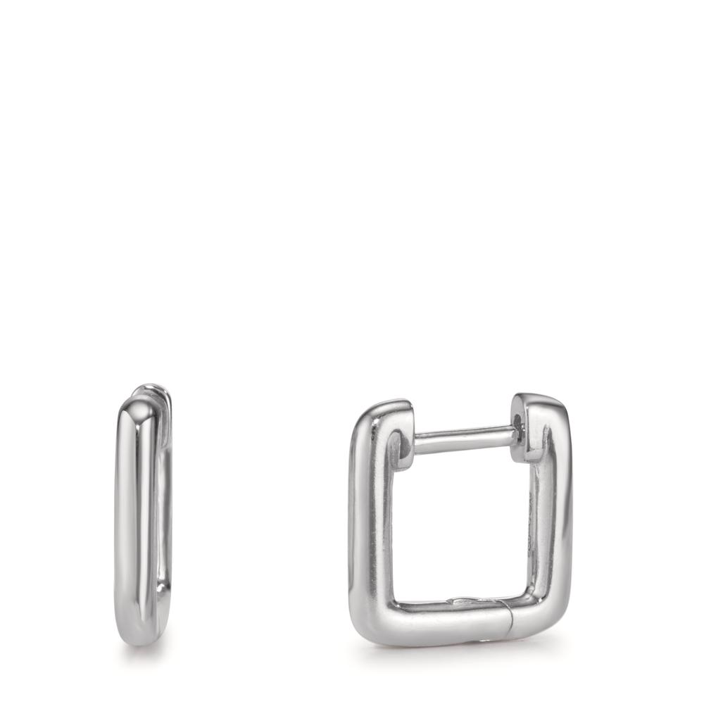 Créoles à charnières Argent Rhodié-602782
