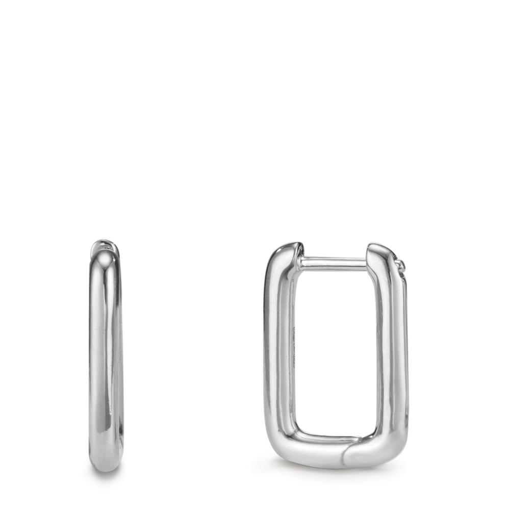 Créoles à charnières Argent Rhodié-602825