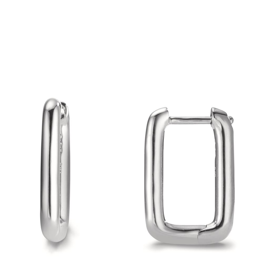 Créoles à charnières Argent Rhodié-603021