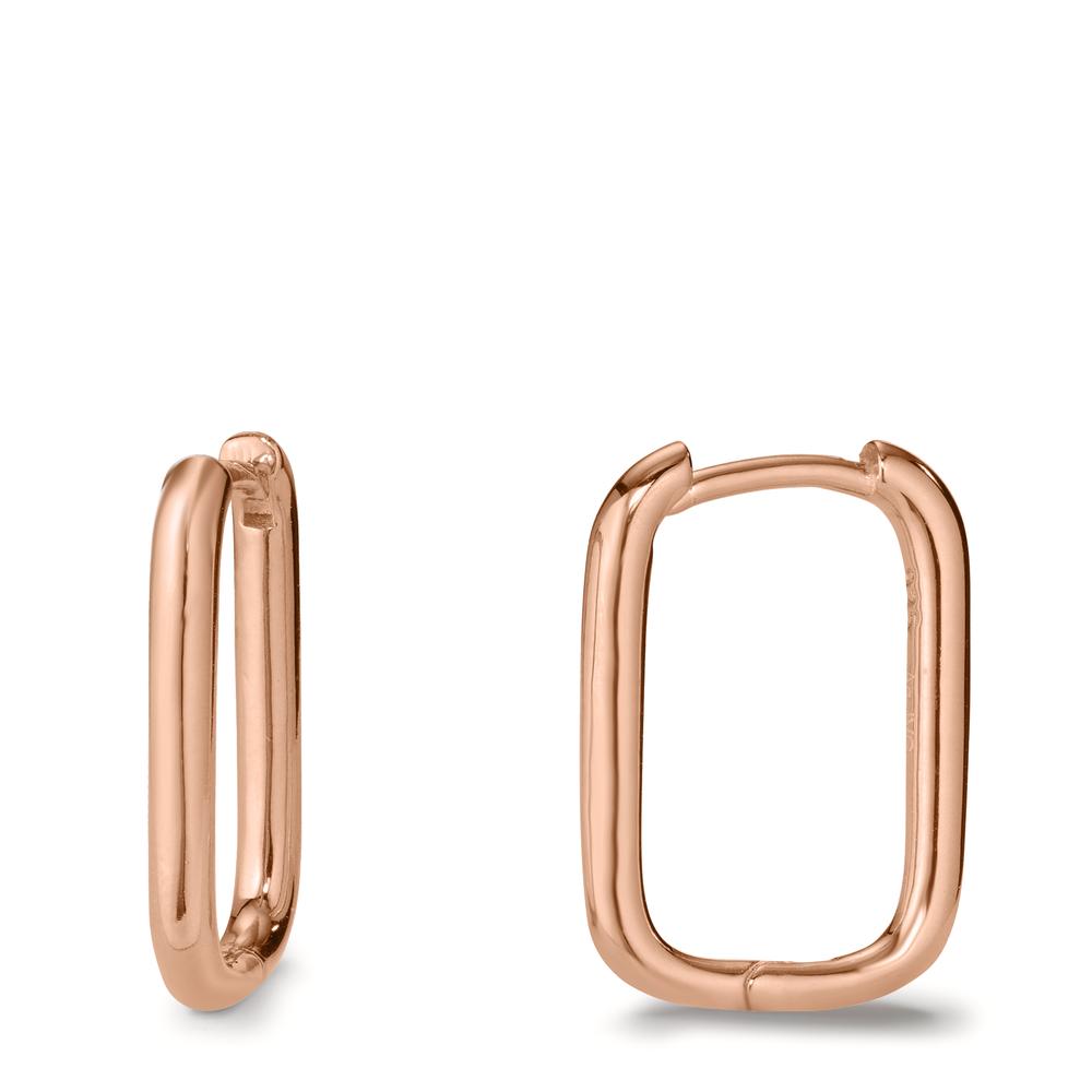 Créoles à charnières Argent rosé Plaqué or-603022