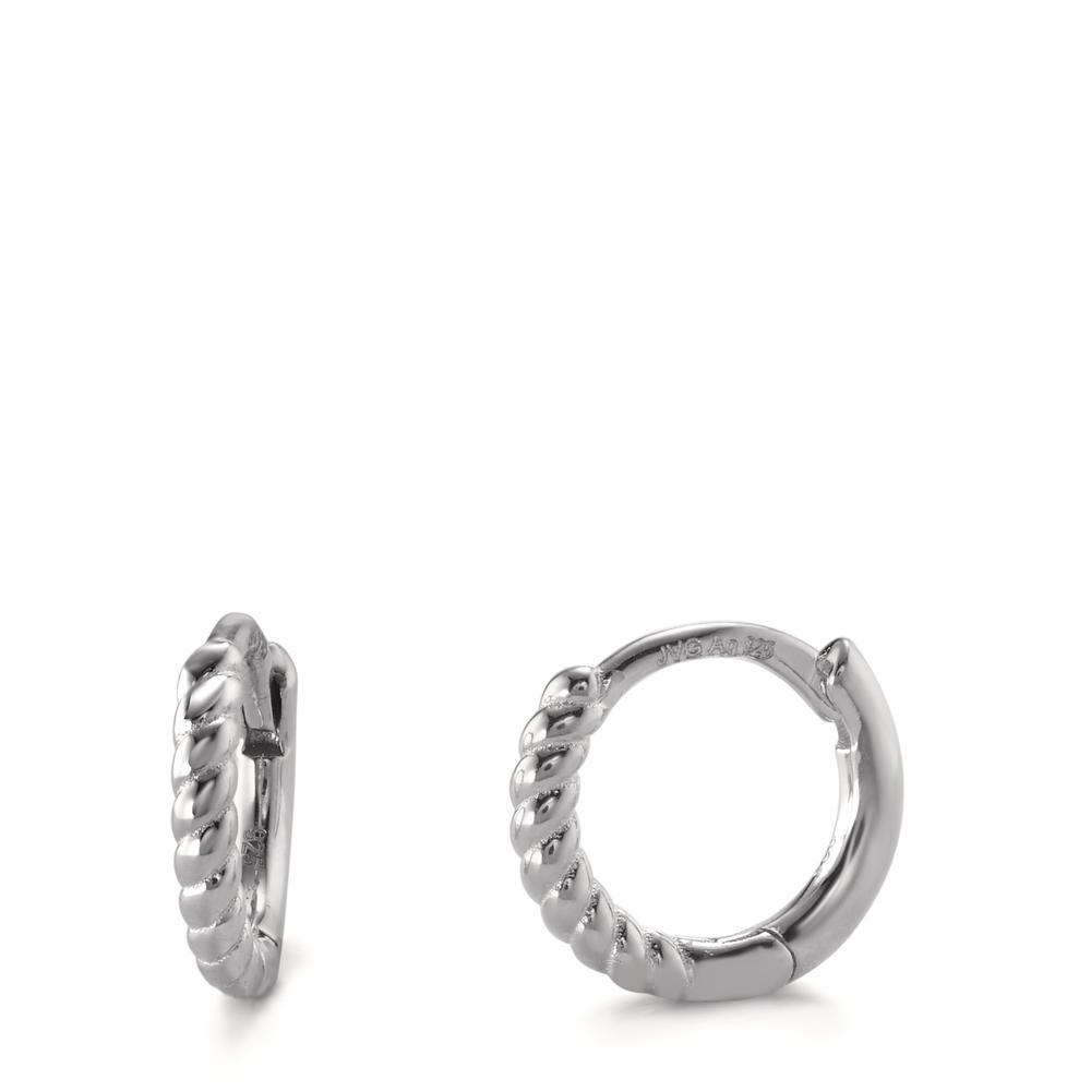 Créoles à charnières Argent Rhodié-603045