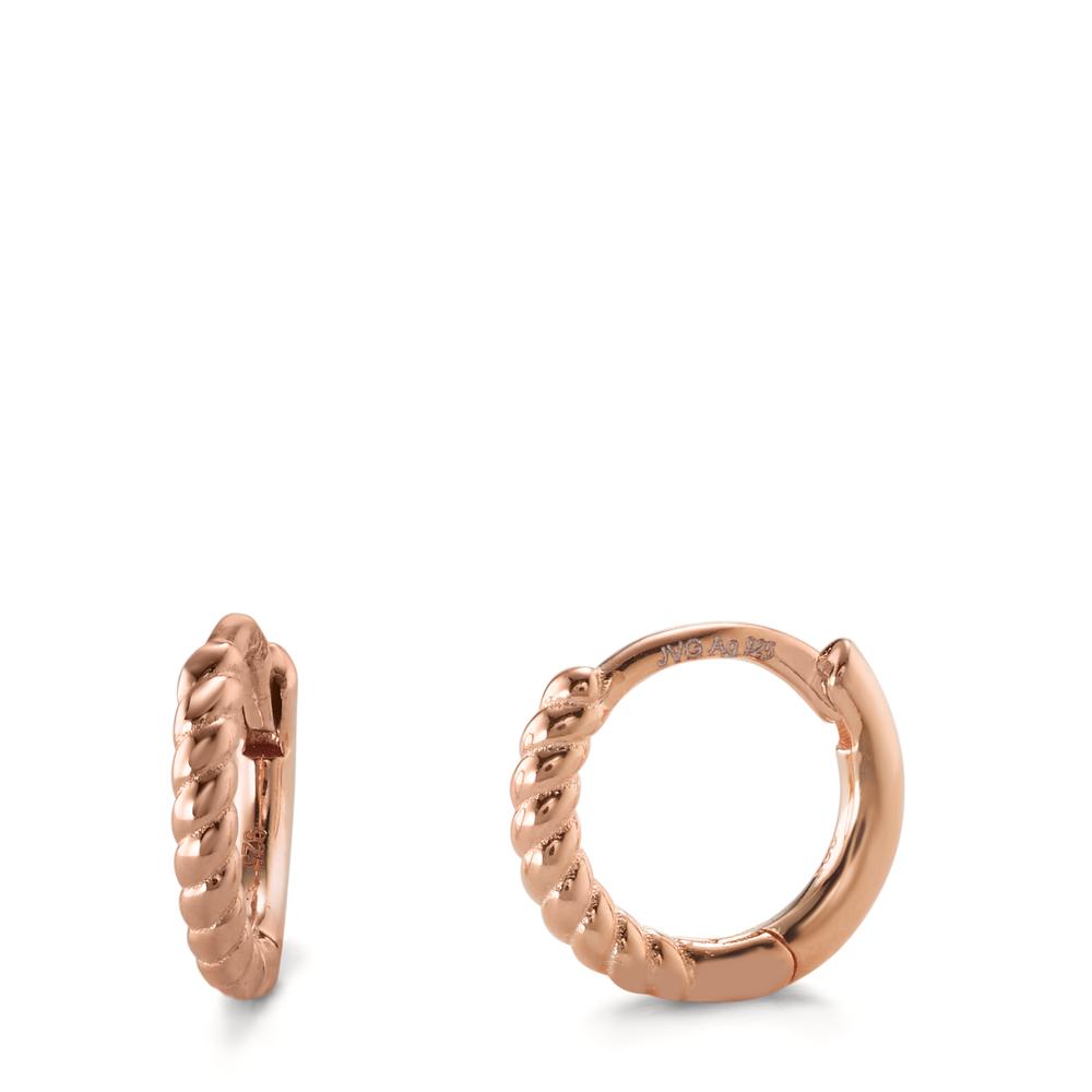Créoles à charnières Argent rosé Plaqué or-603046
