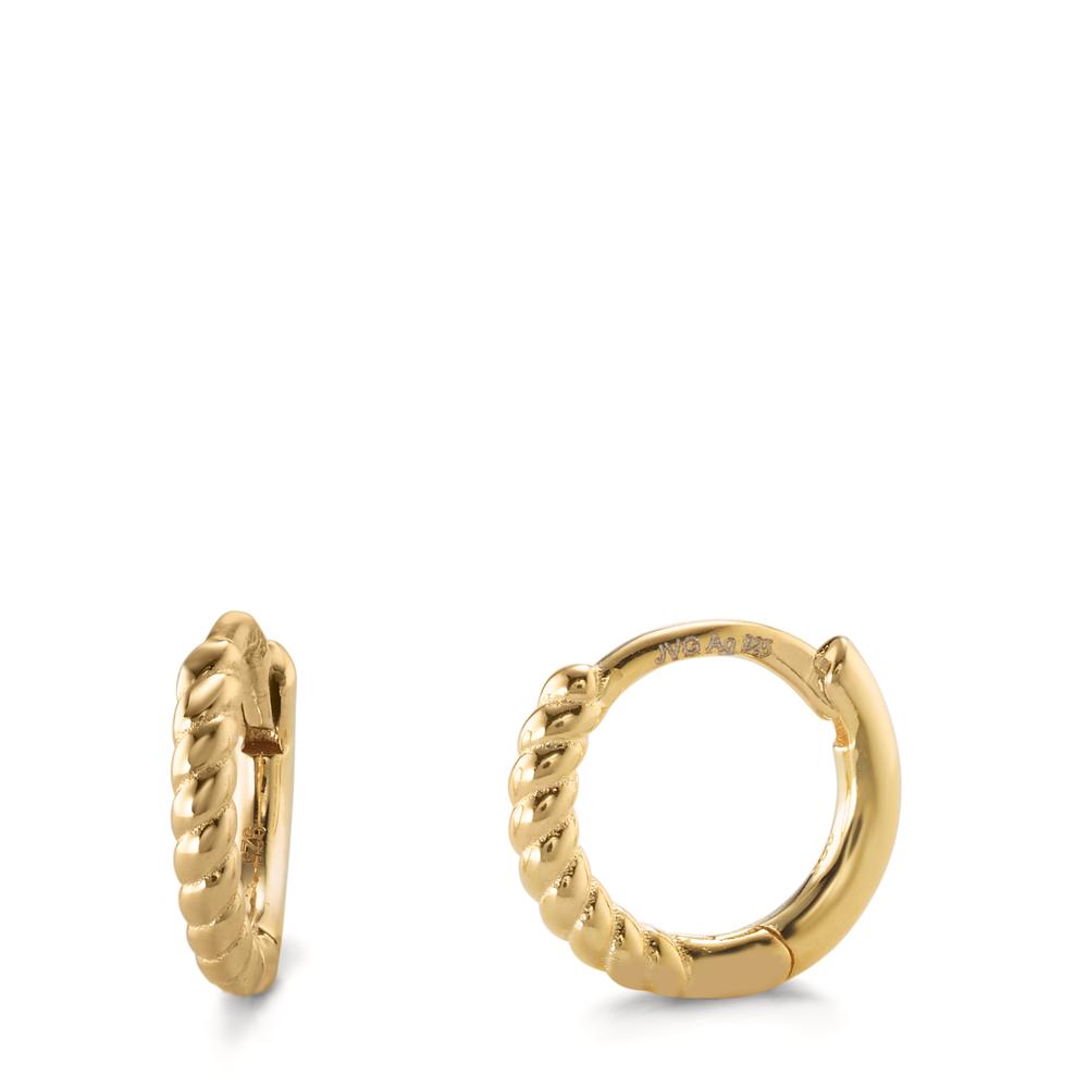 Créoles à charnières Argent jaune Plaqué or-603047