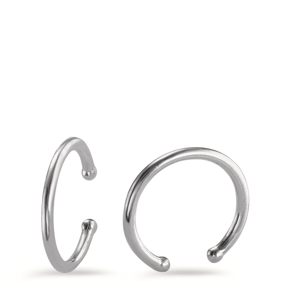 Ear cuff Argent Rhodié Ø12 mm-603116