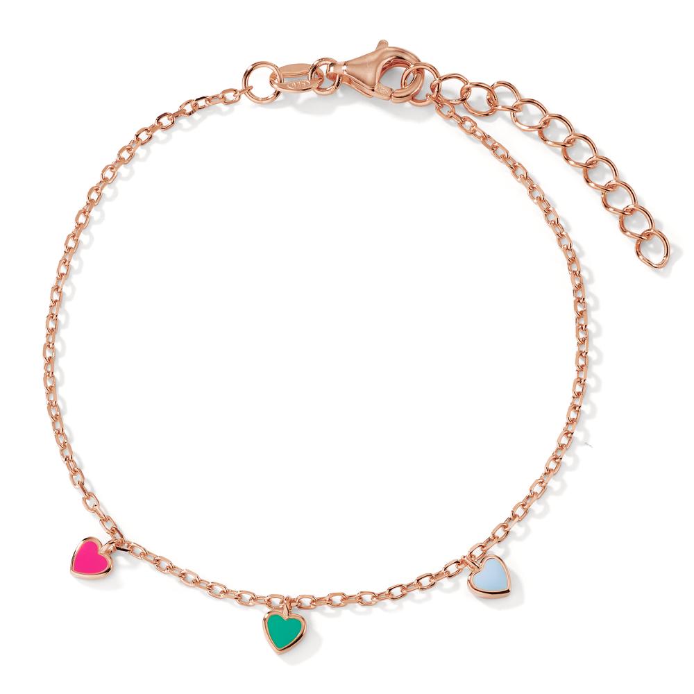 Bracelet Argent rosé Plaqué or Coeur 16-19 cm-603225