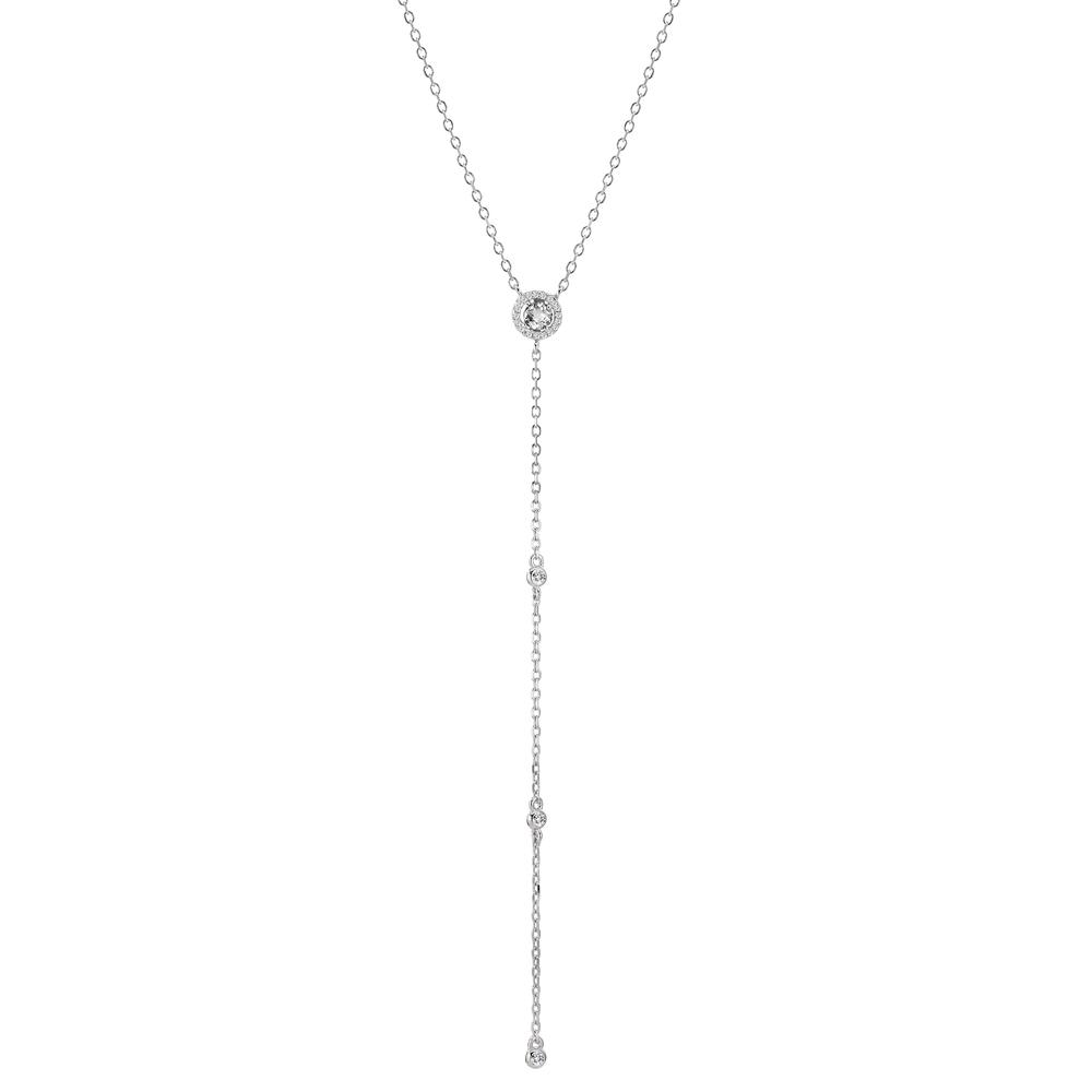 Collier Argent Zircone Rhodié 40-45 cm-603330