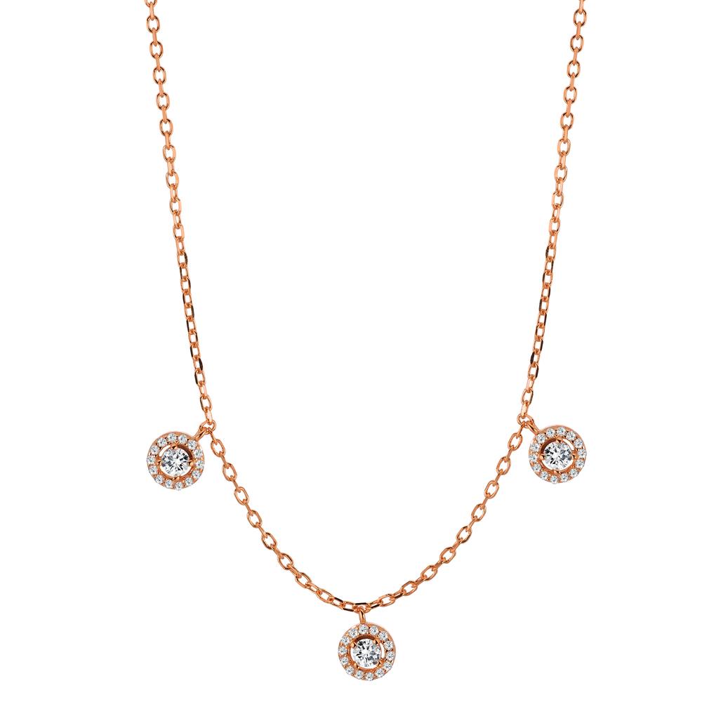Collier Argent rosé Plaqué or 37-42 cm-603369