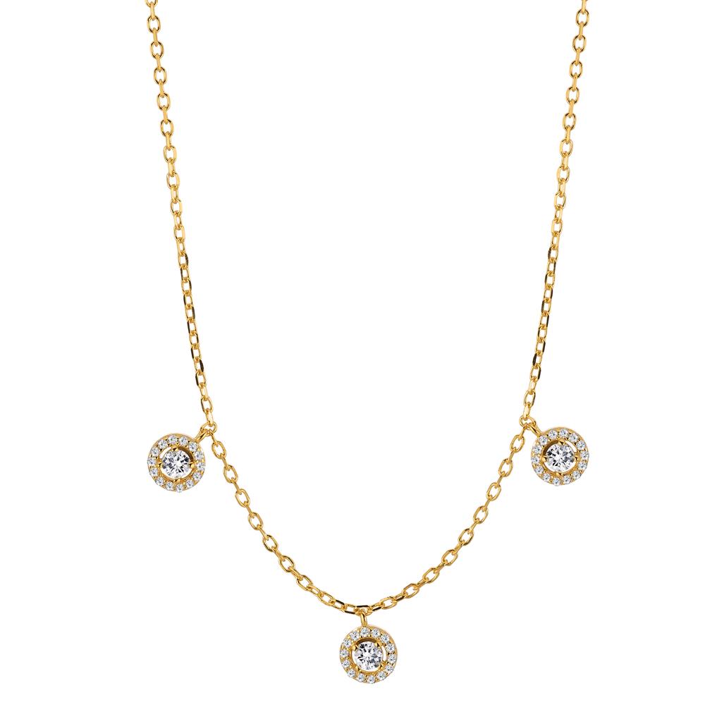 Collier Argent jaune Plaqué or 36-41 cm-603370