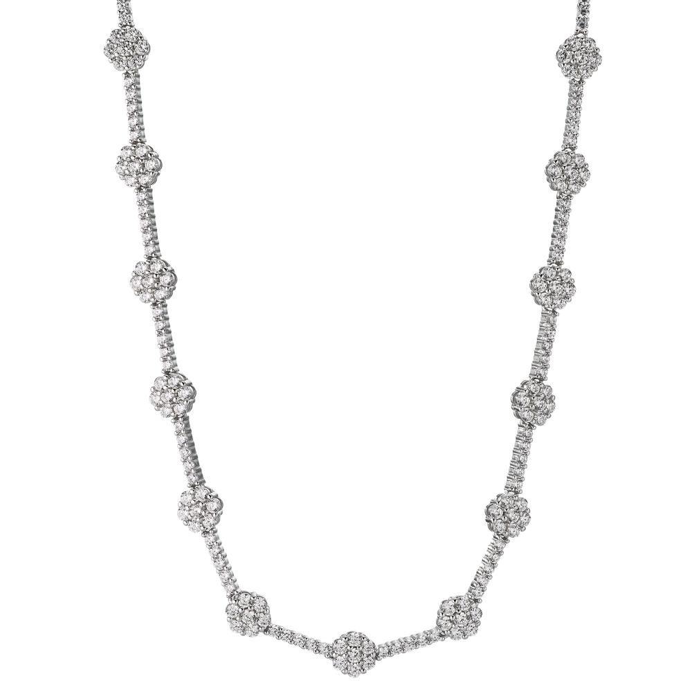 Collier Argent Zircone Rhodié 40-45 cm-603380
