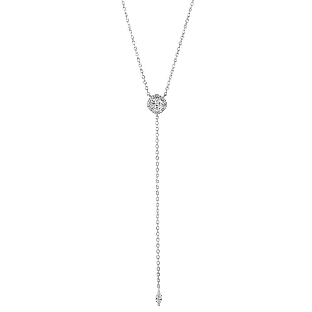 Collier Argent Zircone Rhodié 40-45 cm-603395