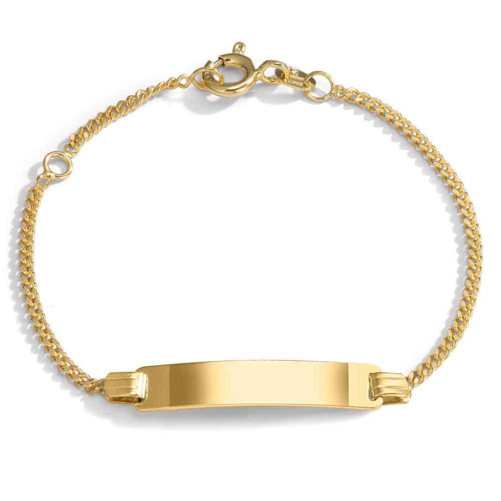 Gourmette avec gravure Or jaune 14K 12-14 cm-603514