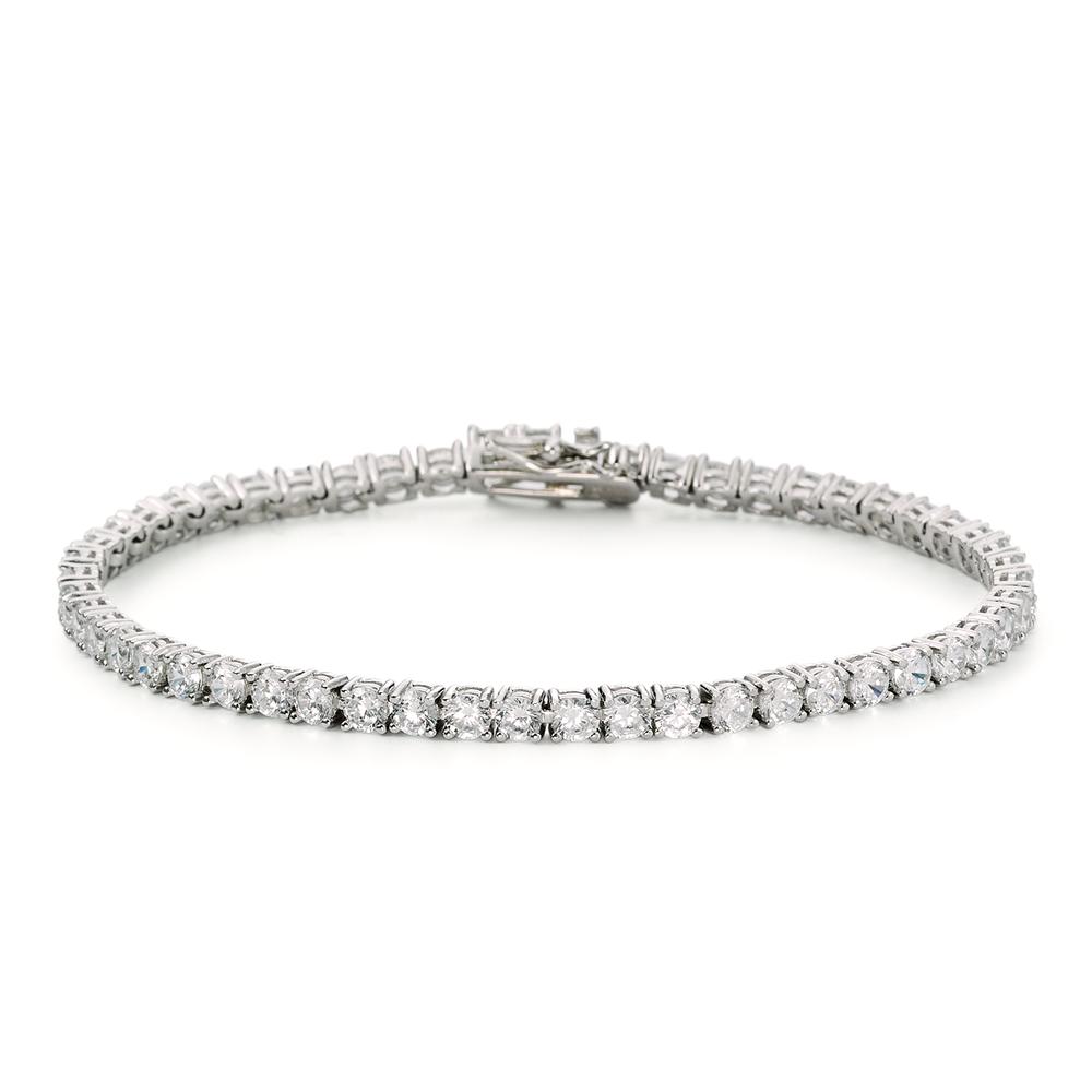 Bracelet Argent Zircone Rhodié 16.5 cm-603580