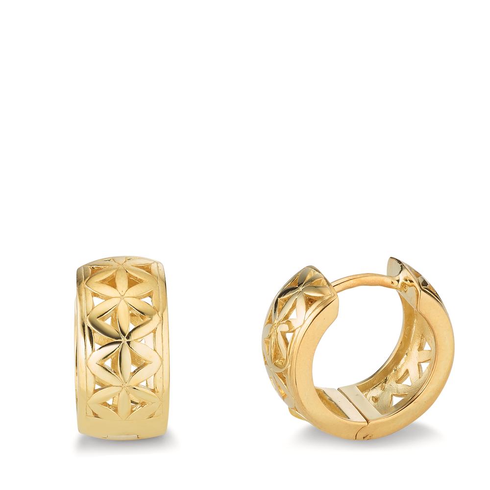 Créoles à charnières Argent jaune Plaqué or-603755