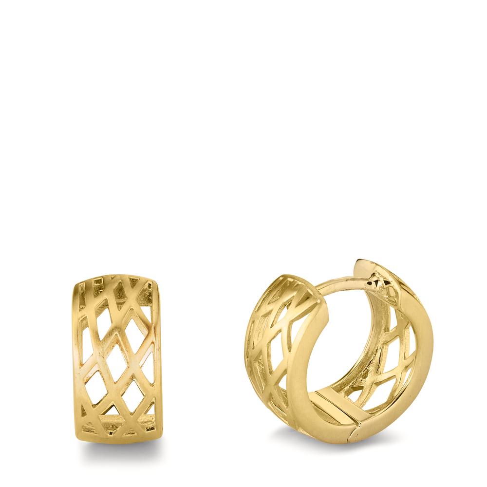 Créoles à charnières Argent jaune Plaqué or-603757