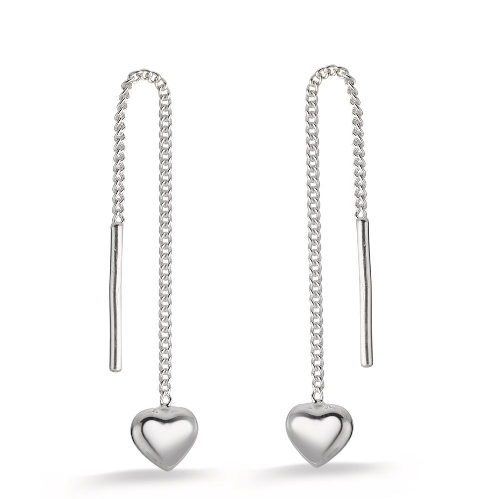Boucles d'oreilles pendantes Argent Coeur Ø5.5 mm-603783