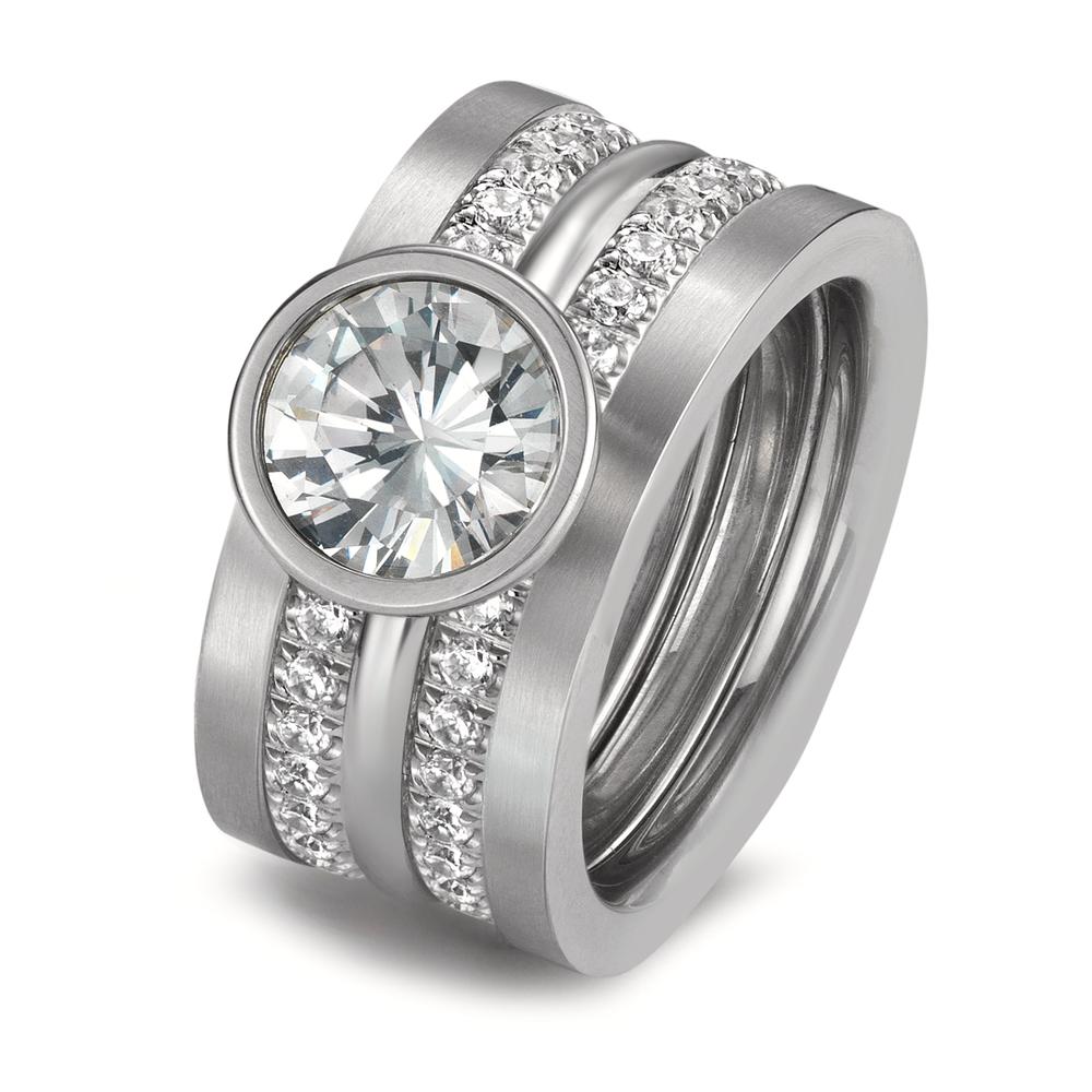 Ringset 5-teilig mit Zirkonia-603985