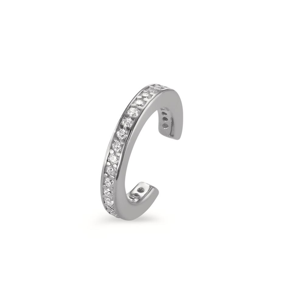 Ear cuff Argent Zircone Rhodié Ø12 mm-604194