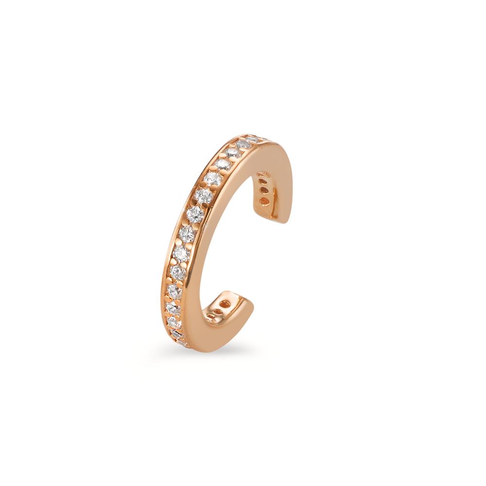Ear cuff Argent Zircone rosé Plaqué or Ø12 mm-604195