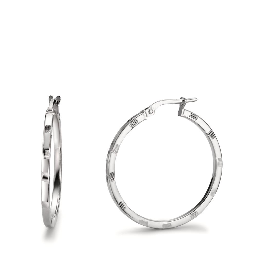Créoles Argent Rhodié-604322