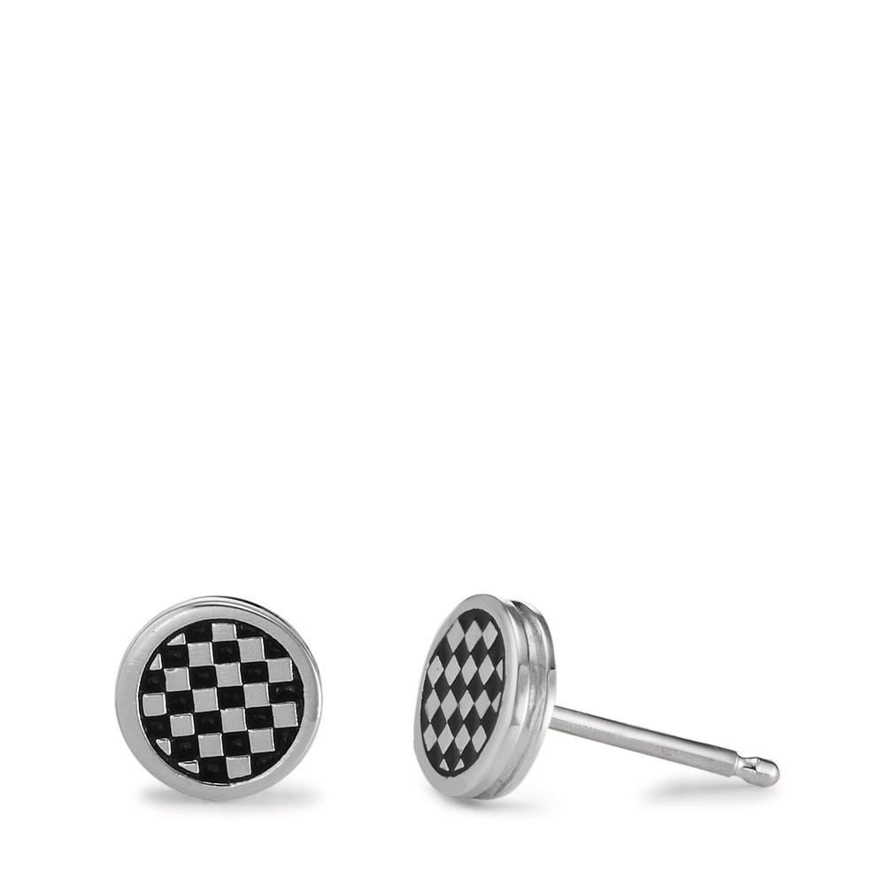 Clous d'oreilles Argent Émaillé Ø7 mm-604454