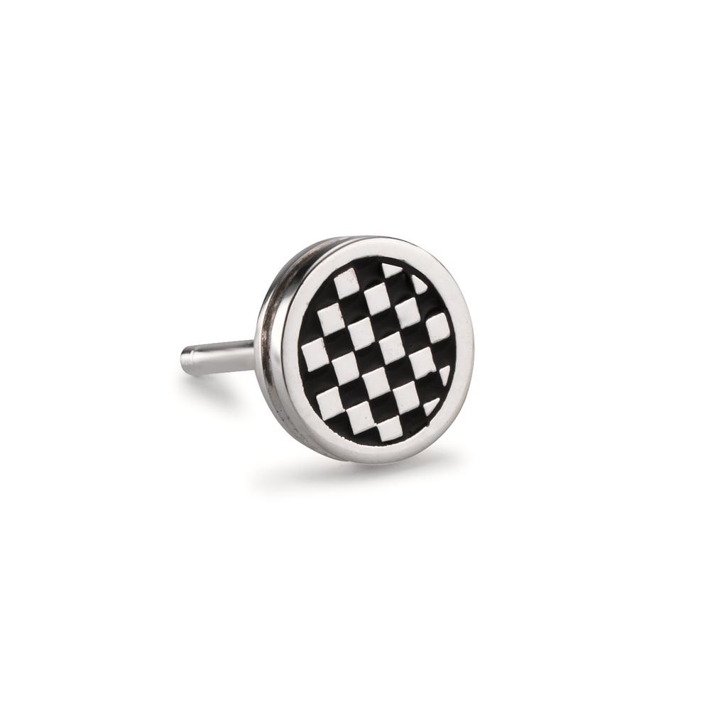 Clous d'oreille à l'unité Argent Émaillé Ø7 mm-604599