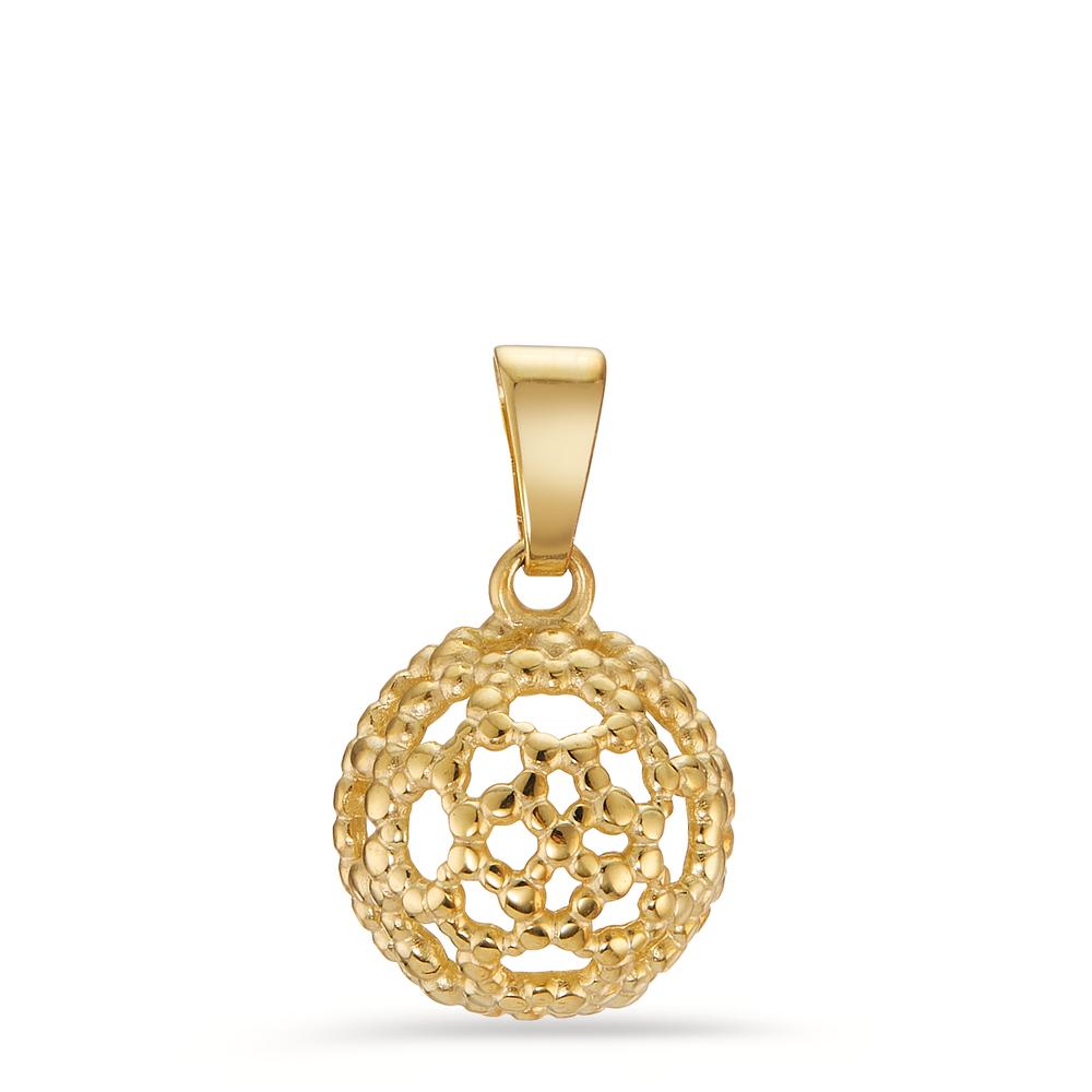 Pendentif Or jaune 9K Ø10 mm-604618
