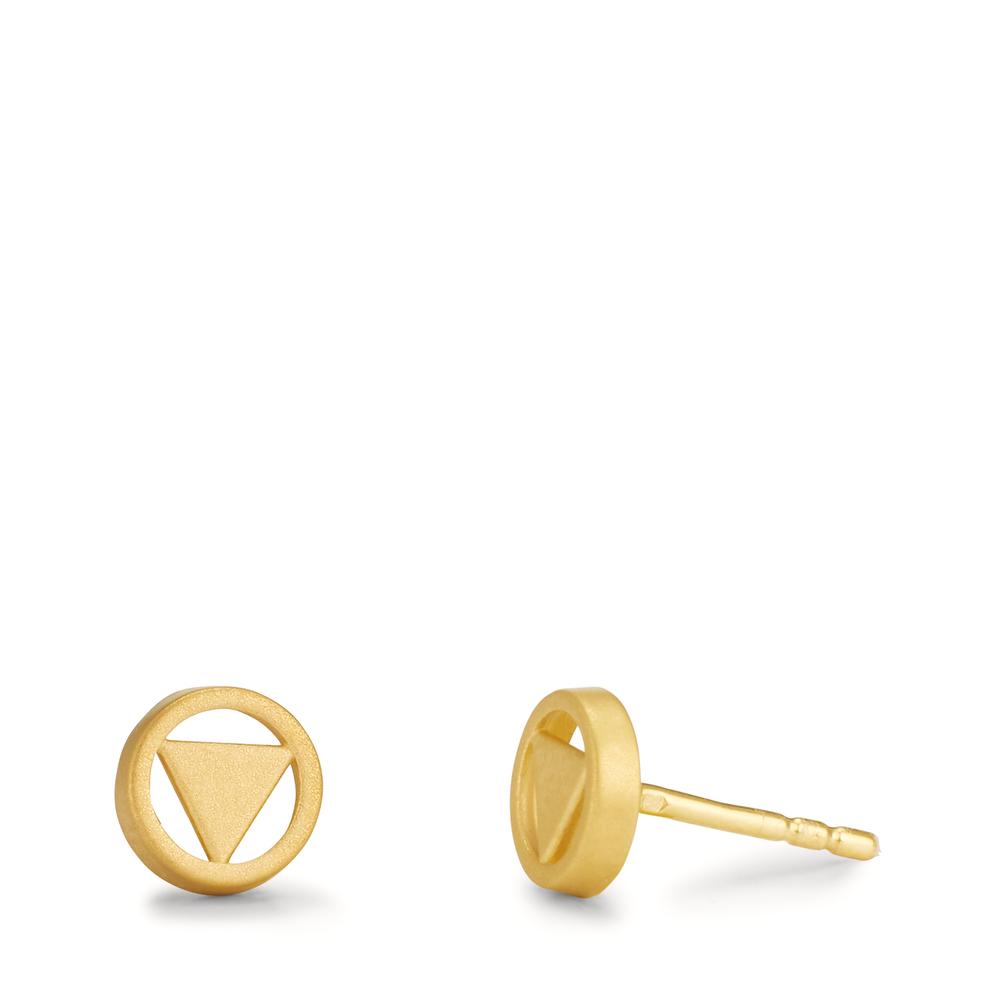 Clous d'oreilles Or jaune 18K Ø6 mm-604872