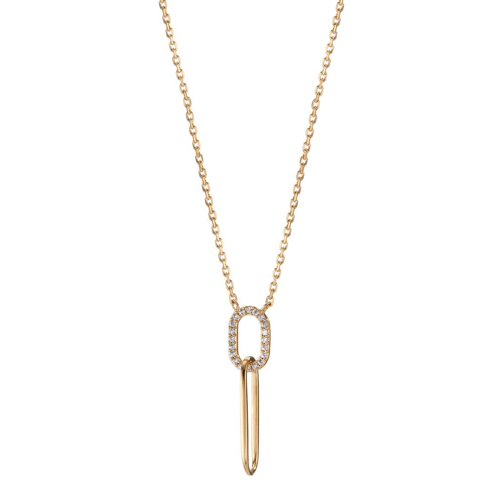 Collier Bronze Zircone 40-45 cm-605173