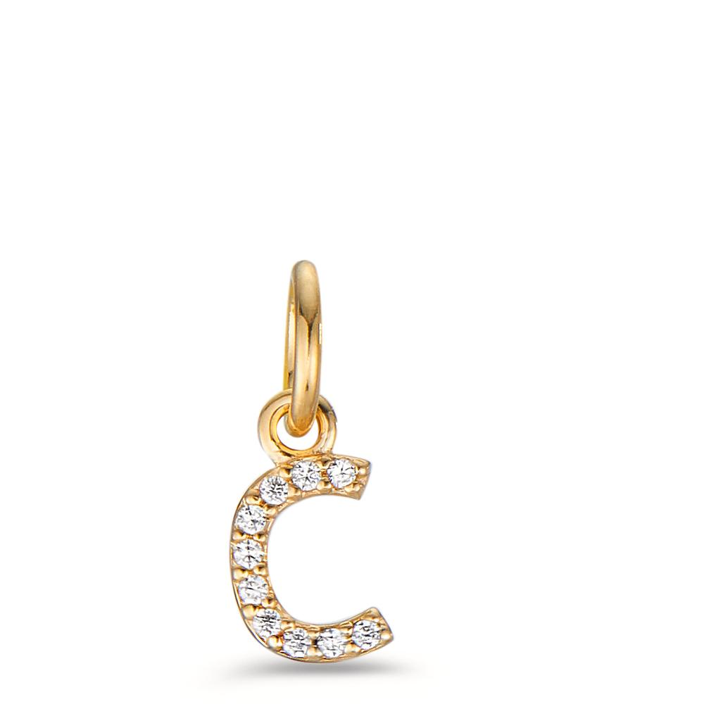 Pendentif Bronze Zircone Ø5.5 mm-605202