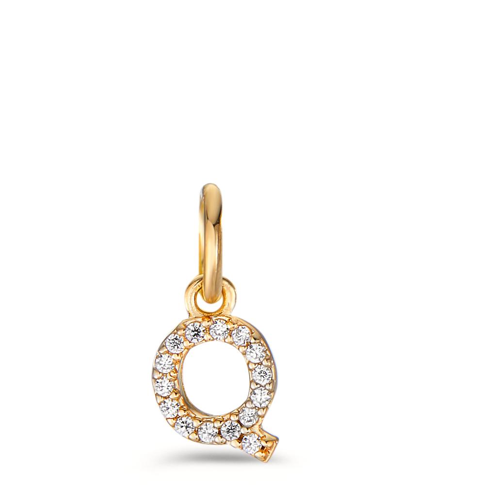 Pendentif Bronze Zircone Ø5.5 mm-605215