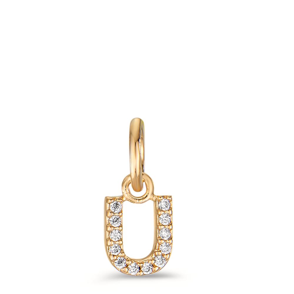 Pendentif Bronze Zircone Ø5.5 mm-605219