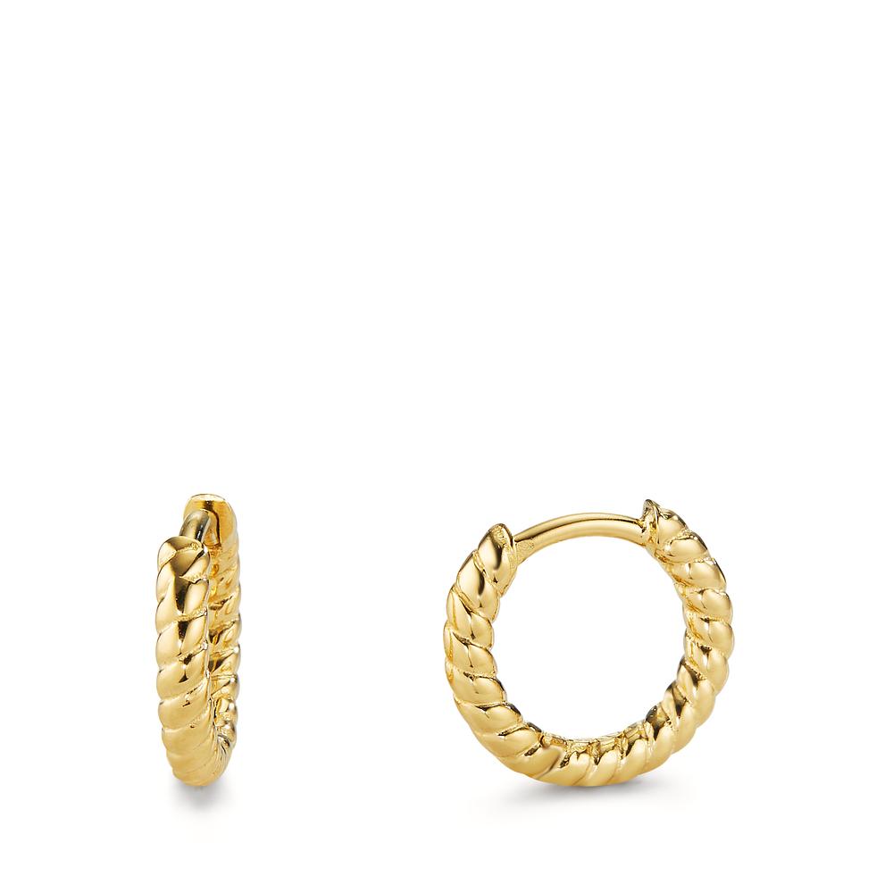 Créoles à charnières Argent jaune Plaqué or-605749