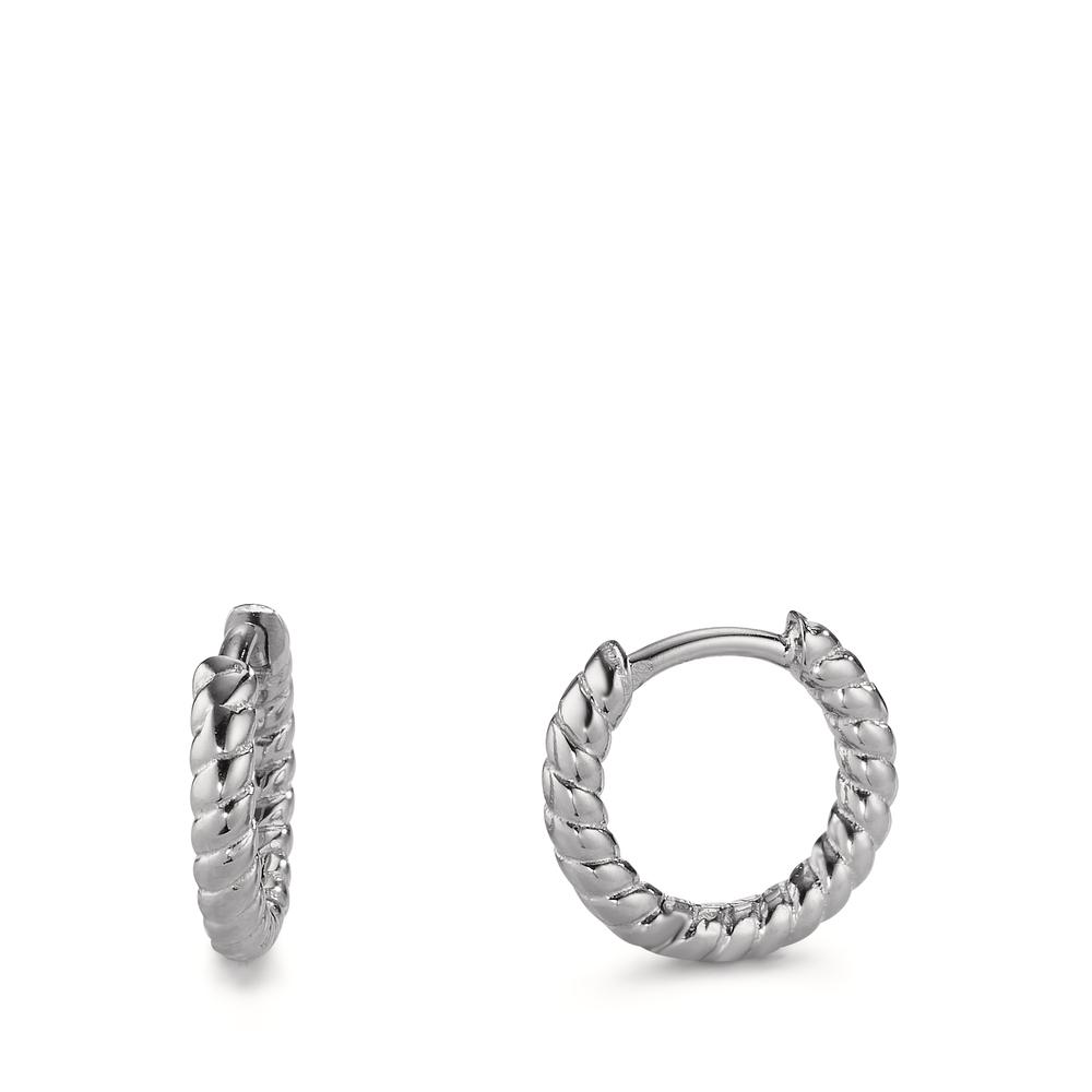 Créoles à charnières Argent Rhodié-605750