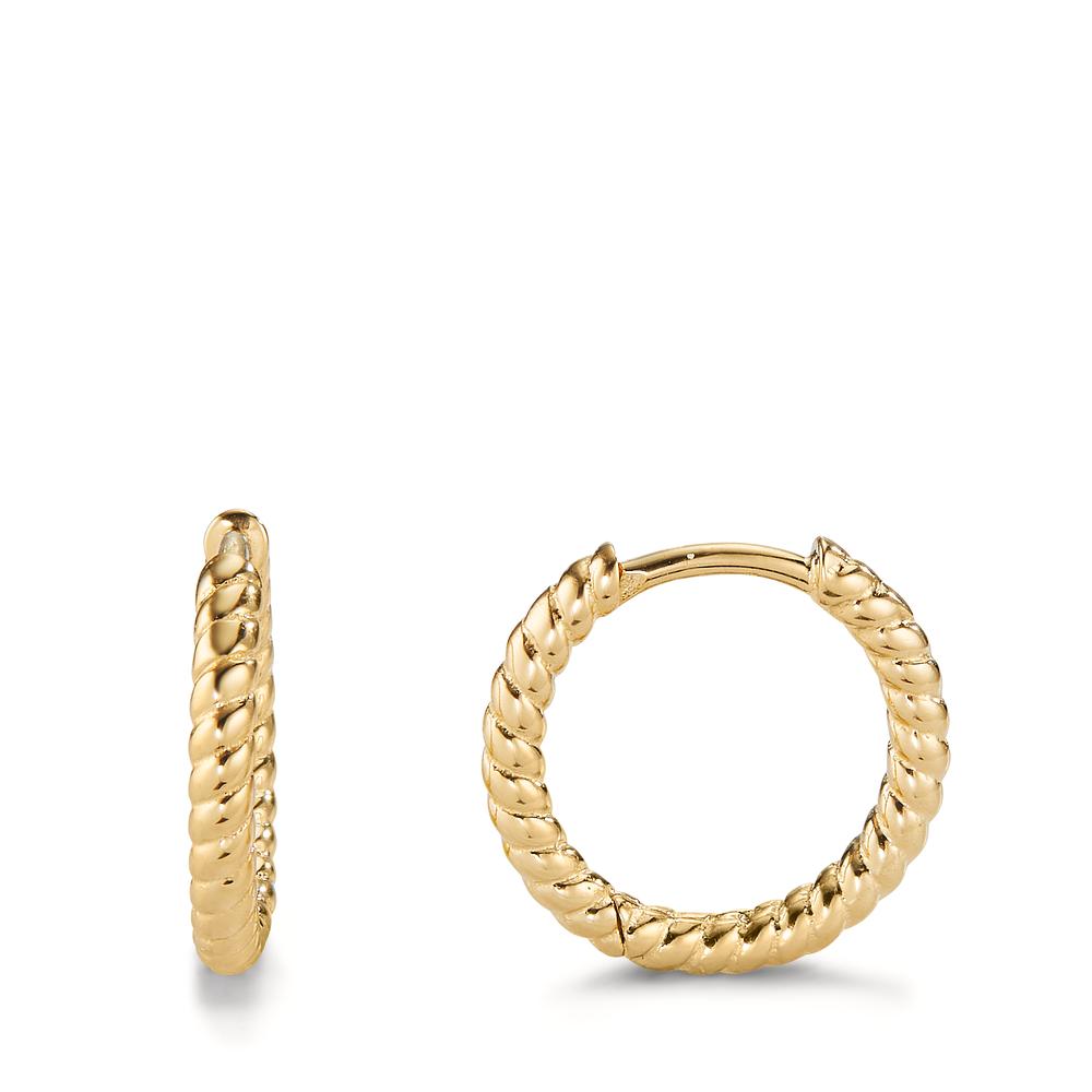 Créoles à charnières Argent jaune Plaqué or-605751