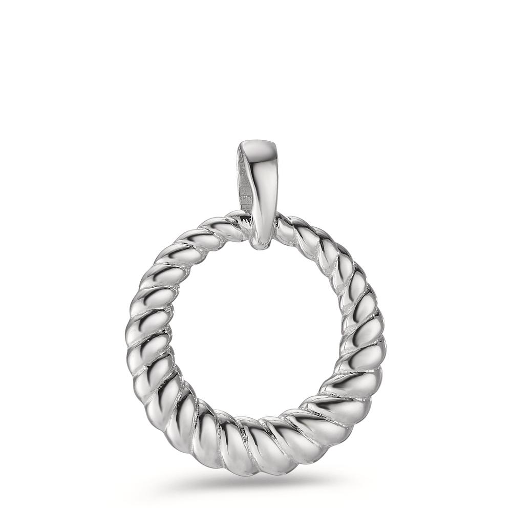 Pendentif Argent Rhodié Ø15 mm-605775