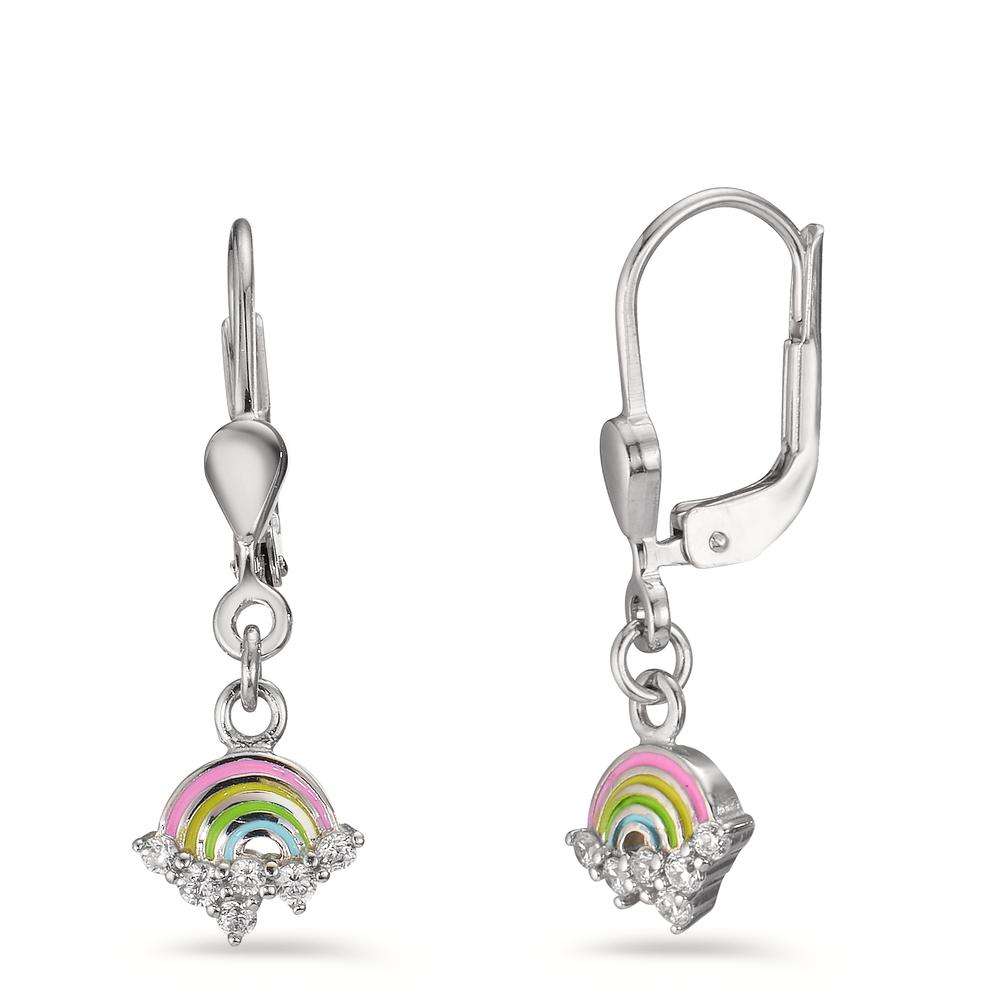 Pendant d'oreilles Argent Zircone 12 Pierres Rhodié-605805