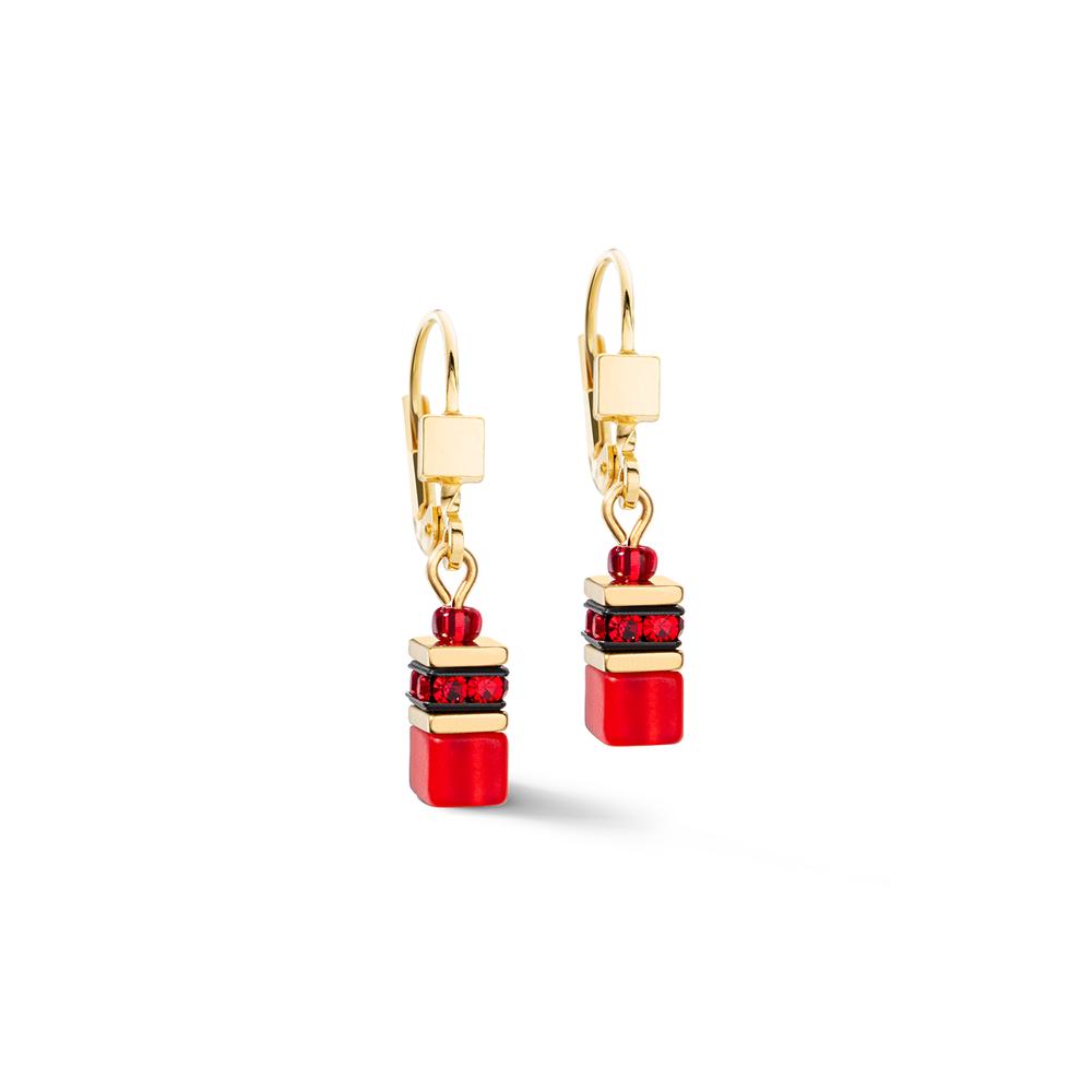 Pendant d'oreilles Acier inoxydable jaune PVD-605894
