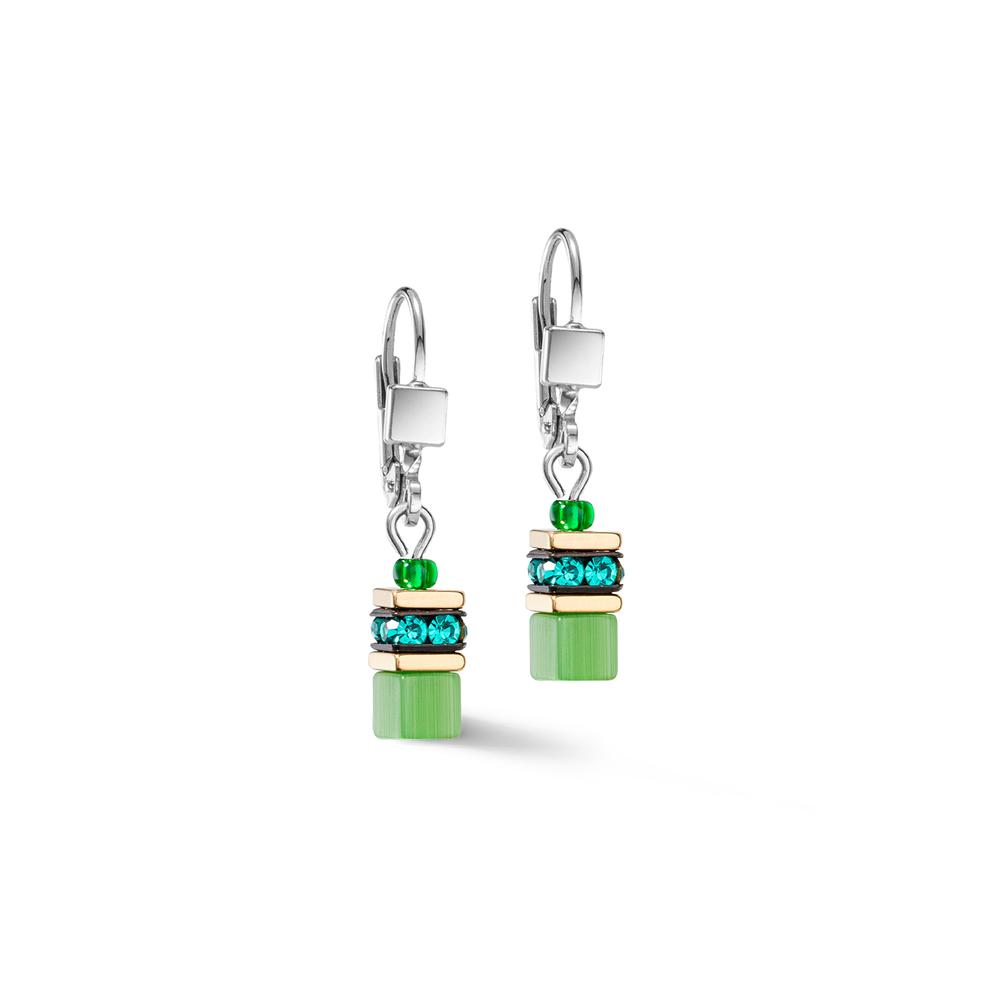 Pendant d'oreilles Acier inoxydable jaune PVD-605895