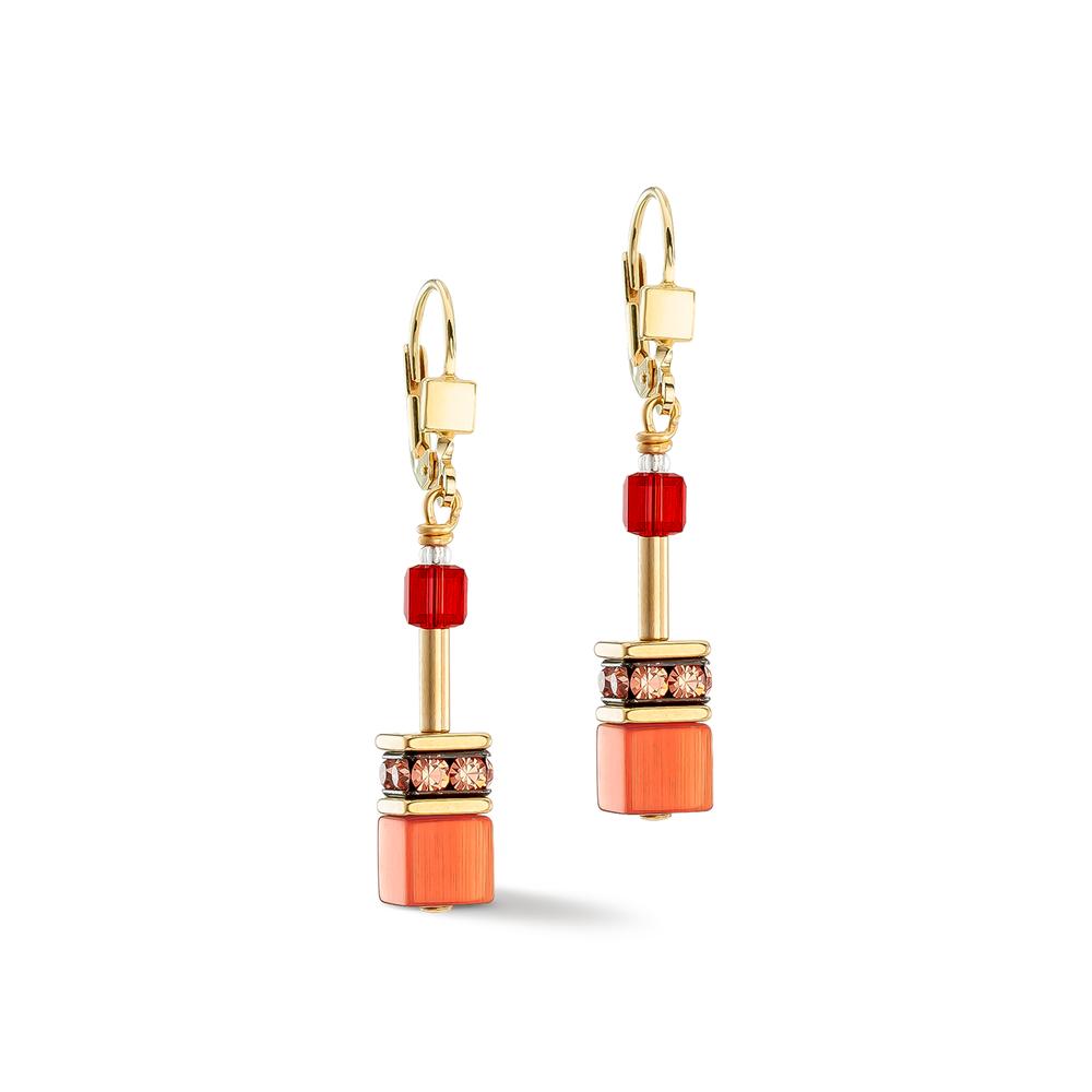 Pendant d'oreilles Acier inoxydable jaune PVD-605901