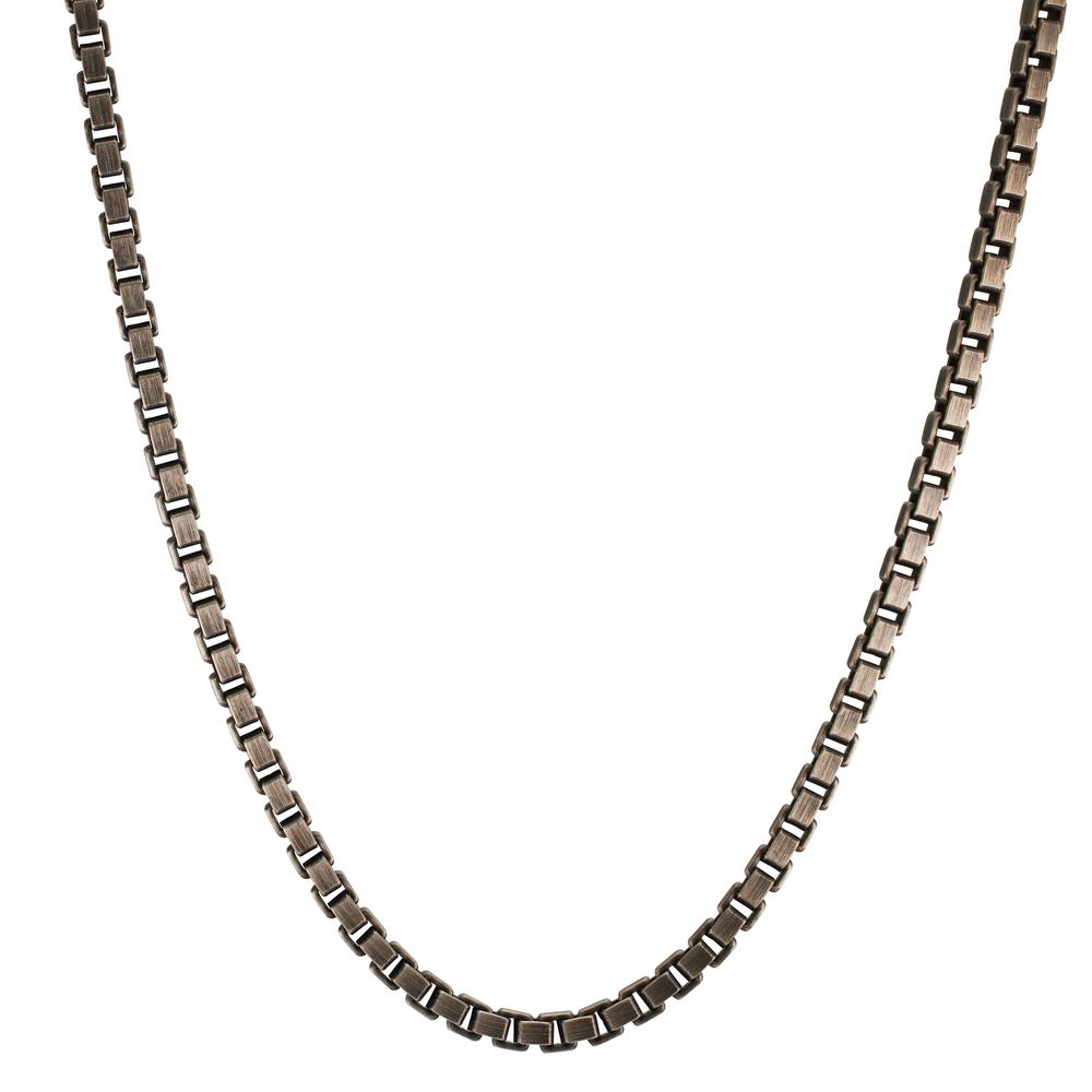 Collier Silber patiniert 45 cm-606009