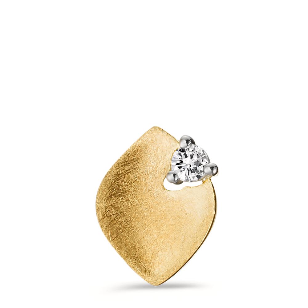 Pendentif Or jaune 9K Zircone-606034