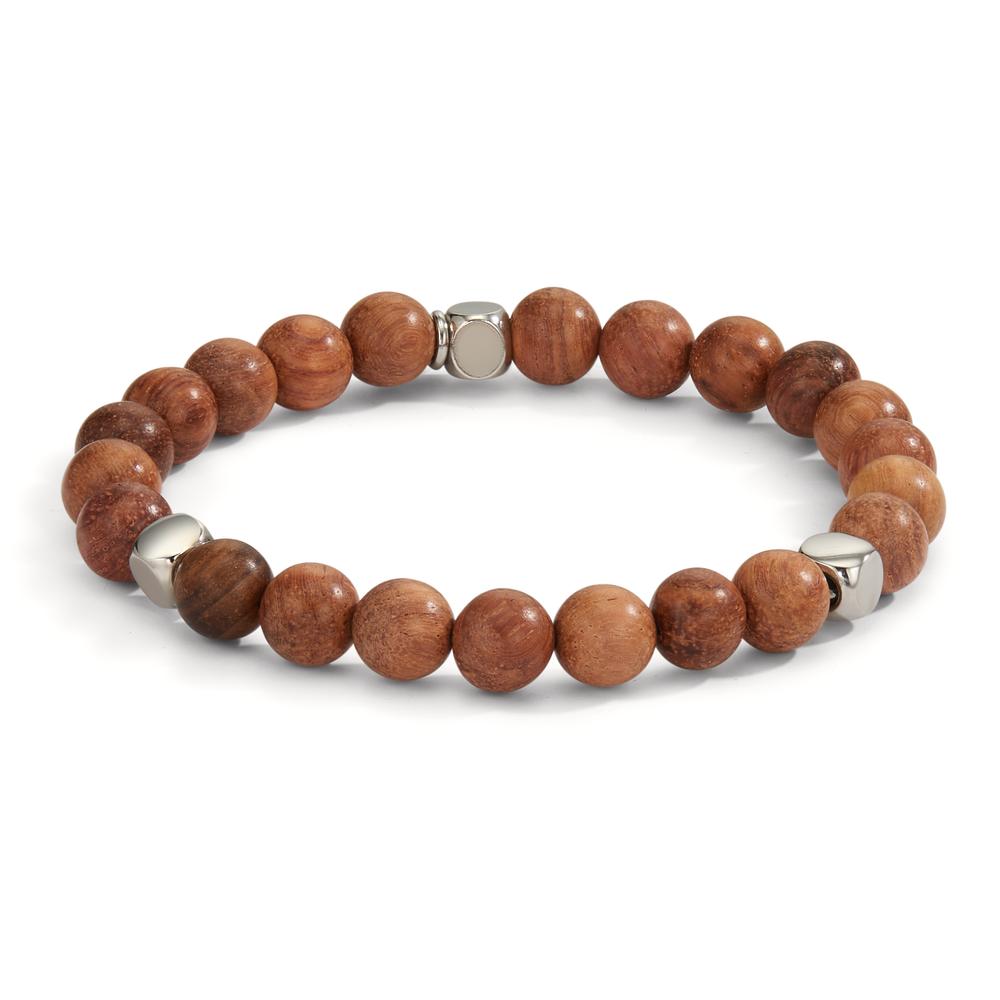 Armband Edelstahl Holz 20 cm Ø8.5 mm-606314