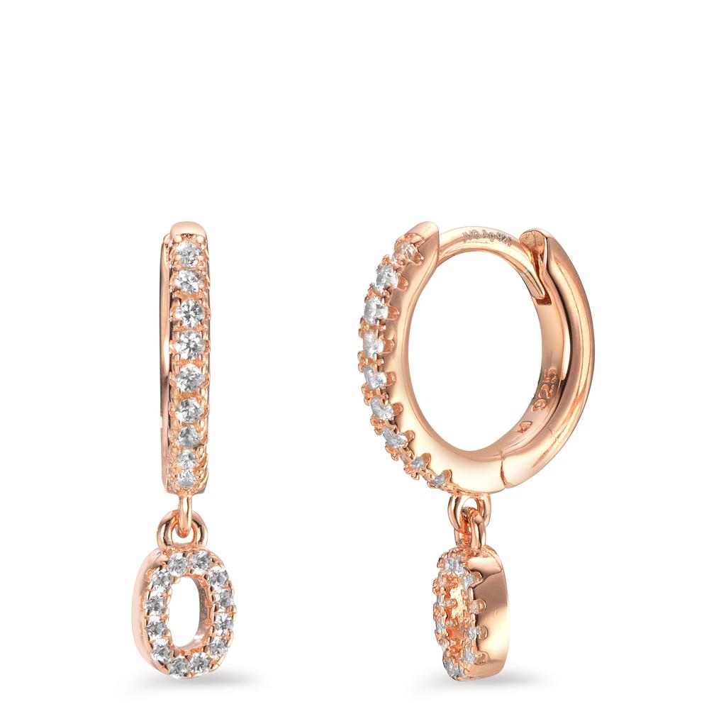 Créoles à charnières Argent rosé Plaqué or-606348