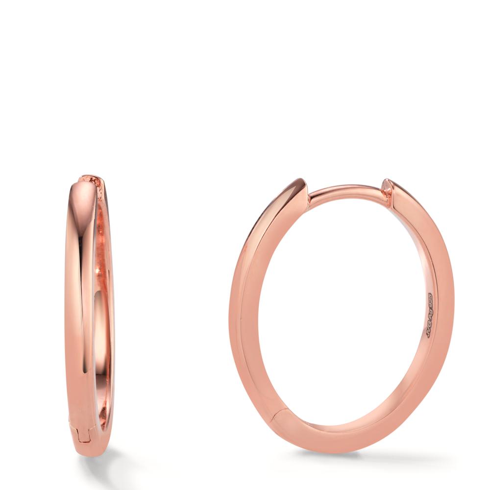 Créoles à charnières Argent rosé Plaqué or-606352